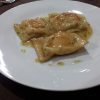 Bombón de cigalas con reducción de su jugo