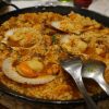 Arroz con pulpo y zamburiñas