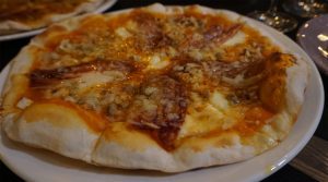 Pizza de Boletus y Foie