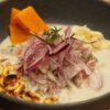 Ceviche de corvina marinado en leche de tigre